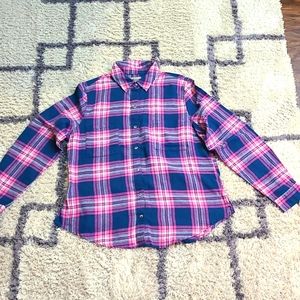 Pink/Blue Flannel Falls Creek Size Lg